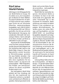 „Fünf Jahre World-Palette“