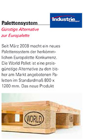 „Palettensystem - Günstige Alternative zur Europalette“